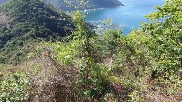 Panoramic View Sugarloaf Mountain Rio Janeiro Brazil — Stock Video
