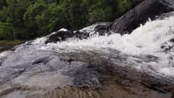 Tropický Vodopád Lagoa Encantada Městě Ilheus Bahia Brazílie — Stock video