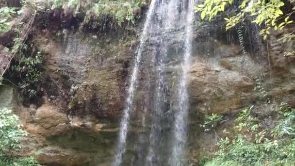 Tropikalny Wodospad Lagoa Encantada Mieście Ilheus Bahia Brazylia — Wideo stockowe