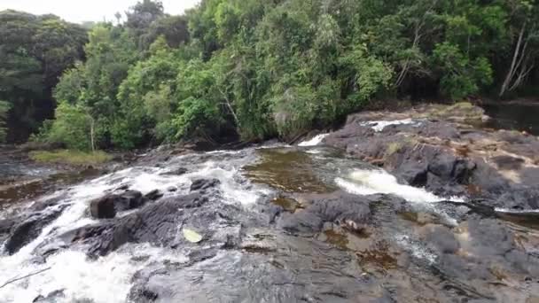 Tropický Vodopád Lagoa Encantada Městě Ilheus Bahia Brazílie — Stock video