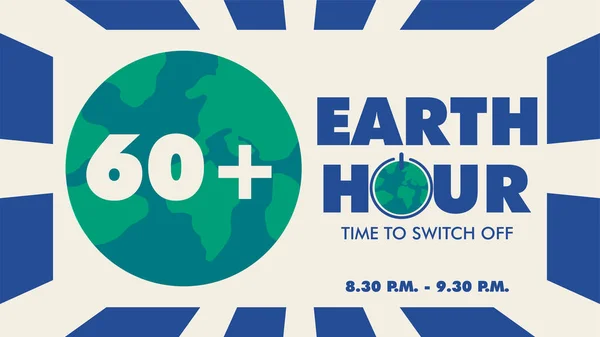 EARTH HOUR DESIGN SOCIAL MEDIA POST OR LANDING PAGE