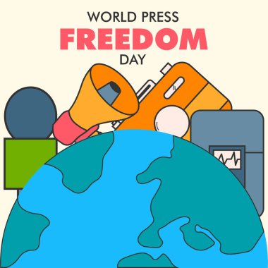 WORLD PRESS FREEDOM DAY DESIGN POSTER