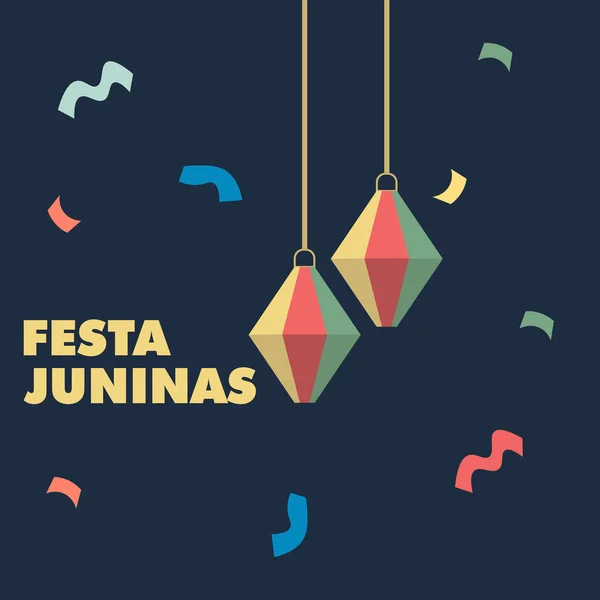 festas juninas tasarım poster ögesi