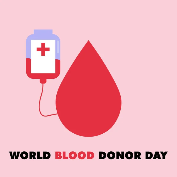 Dünya Kan Bağışı Günü tasarım vektörü