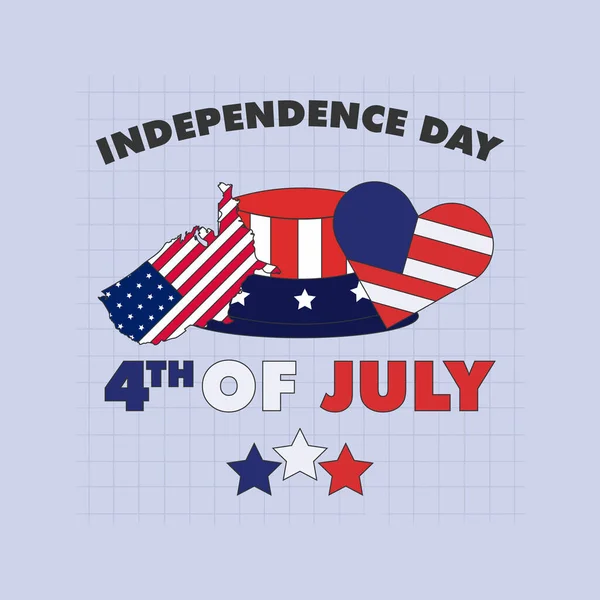 stock vector 4TH OF JULY DESIGN ELEMENT POSTER OR COPY SPACE