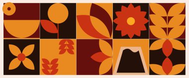 soyut geometrik minimalizm tasarım vektörü