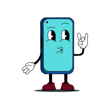 telefon karakteri maskotu stili