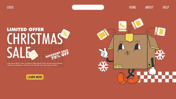 Noel indirimi iniş sayfası kadar basit.