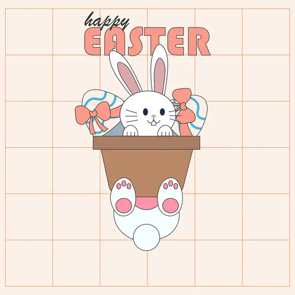 Tasarım poster satışı için paskalya ögesi