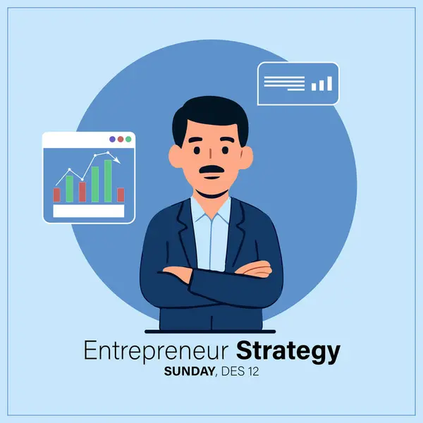 Girişimci ve ortak yatırım vektörü illüstrasyonu kavramı