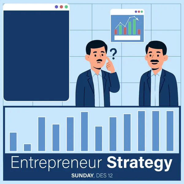 Girişimci ve ortak yatırım vektörü illüstrasyonu kavramı