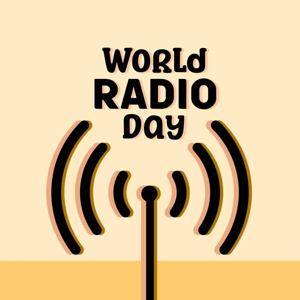 World Radio Day Radio Tower Signal