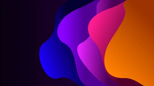 Künstlerische Dämmerung Farben Farbverlauf Geometrisch Abstrakt Präsentation Hintergrund — Stockvektor