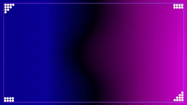Blauer Und Rosa Doppelter Farbverlauf Rand Leerraum Kopieren Hintergrund — Stockvektor