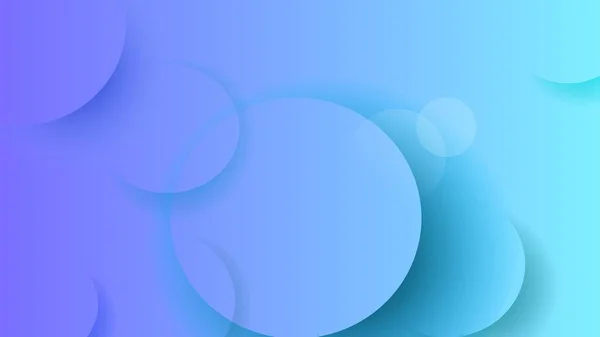 Fading Καλλιτεχνικό Μπλε Πράσινους Κύκλους Λαμπερό Μέσα Κλίση Γεωμετρικό Υπόβαθρο — Διανυσματικό Αρχείο