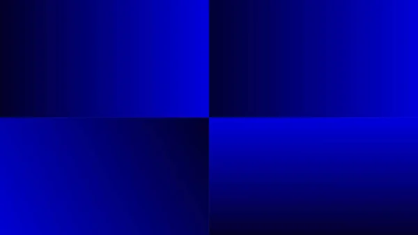 Cuatro Cuadrados Gradiente Azul Fondo Presentación Abstracta — Vector de stock
