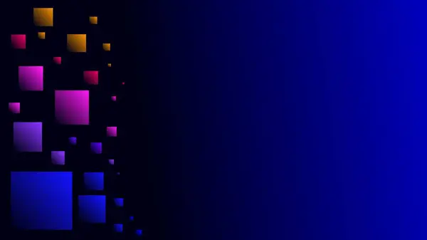 Multicolor Gradient Rutor Konstnärlig Geometrisk Natt Lutning Blå Bakgrund — Stock vektor