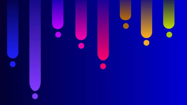 Dämmerung Farben Röhren Künstlerischen Verlauf Nacht Hintergrund — Stockvektor