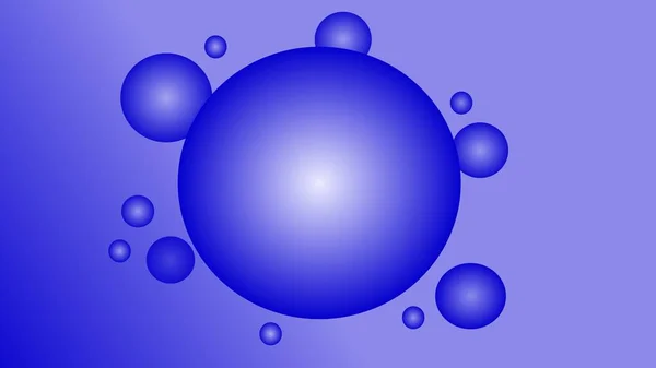 Bulele Apă Fundal Prezentare Gradientului Albastru Abstract — Vector de stoc