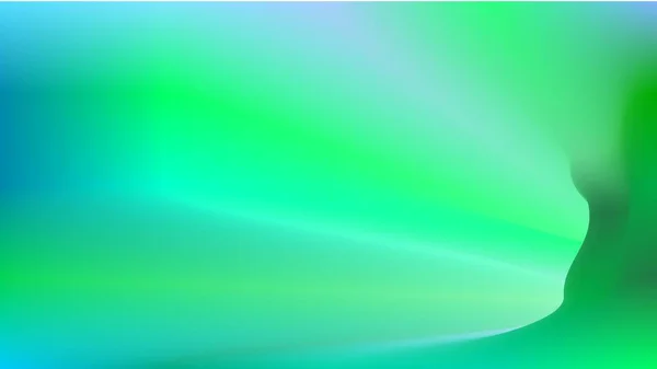 Ярко Зеленые Синие Лучи Копировать Космический Фон — стоковый вектор