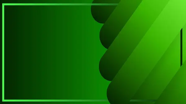 Grüner Natur Säule Gradient Abstrakten Hintergrund — Stockvektor