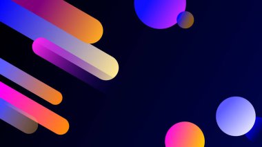 Gradyan geometrik şekiller çerçeve alanı kopyalama arkaplanı