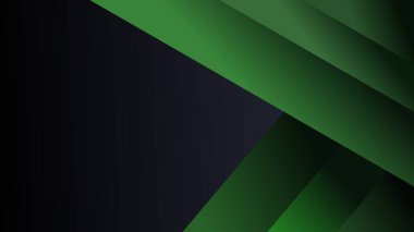 Sunumlar ve reklamlar için sönük yeşil klasik ve profesyonel geometrik profesyonel arkaplan