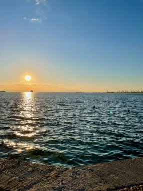 A Magnificent Sunset Above the Sea