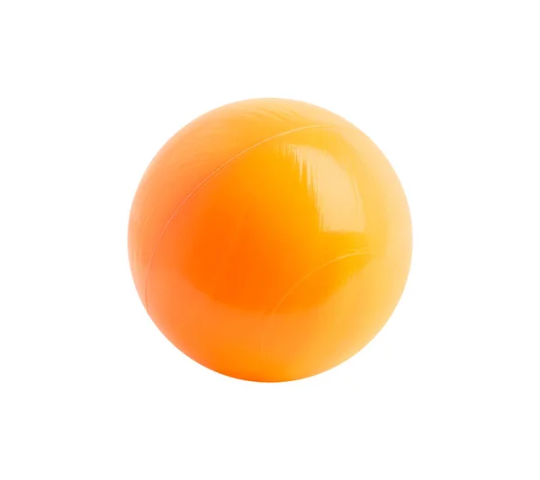 Πλαστική Μπάλα Που Απομονώνονται Λευκό Φόντο — Φωτογραφία Αρχείου