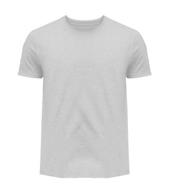 White t shirt mockup isolated, empty shirt