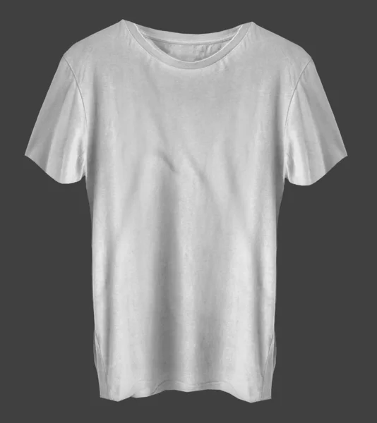 白いTシャツモックアップ隔離された空のシャツ — ストック写真