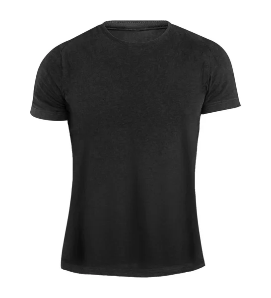 Black Shirt Isolated White Background — Stock Photo, Image