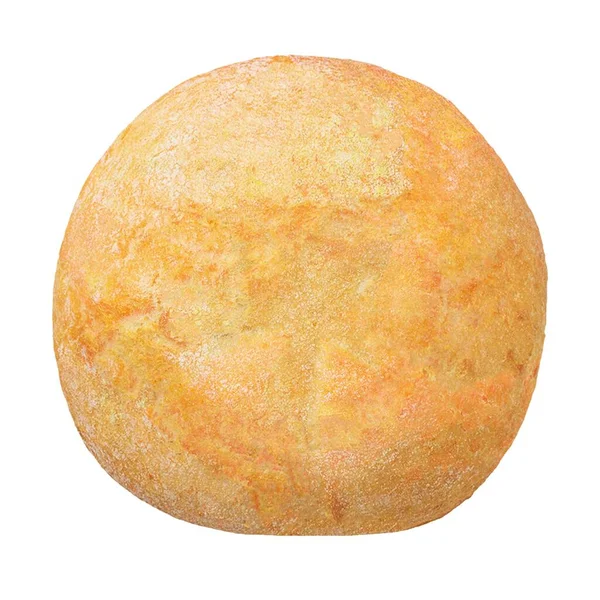 Circle Bread Isolated White Background — Fotografia de Stock