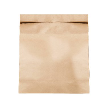 Boş boş el işi kağıt beyaz üzerine izole