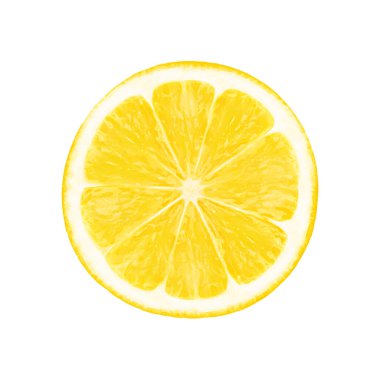 limon beyaz arkaplanda izole