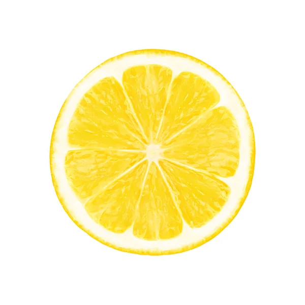 Лимон Ізольований Білому Фоні — стокове фото