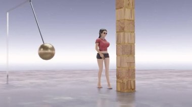 Rag doll are doing some fancy fashion walk. There are some obstacles on her way. How is she handle them you can see in this funny video.