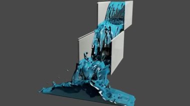 Another 3d fluid simulation video.