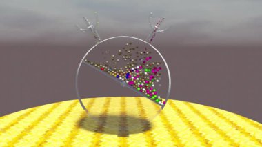 This is another 3d video animation about physics and rigid bodies.