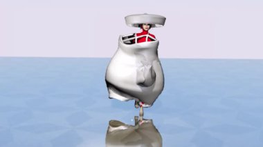 This fashion design is inspired by tea cup. It is completely wearable and almost functional. But it looks nice, fancy and interesting.