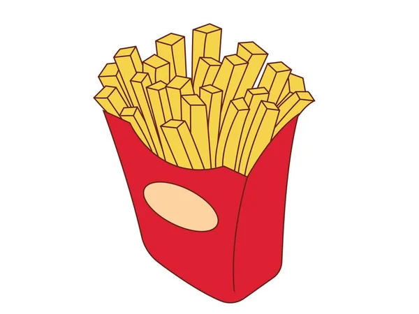 Fast Food Simgesi Resmi Vektör Illüstrasyon Tasarımı — Stok fotoğraf