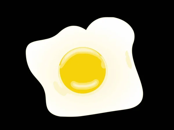 黄色卵黄卵黄 在黄色背景上分离 — 图库照片