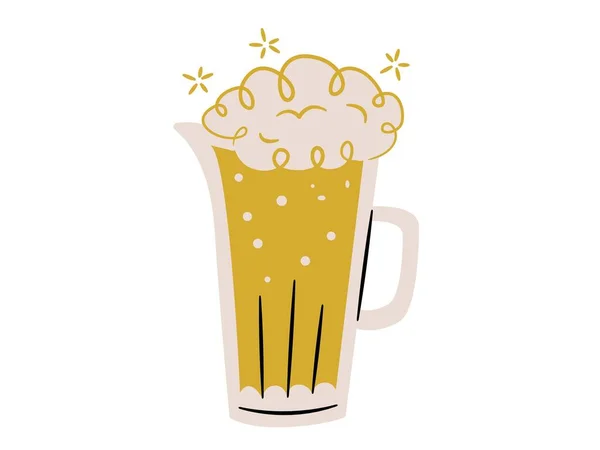 Конструкция Векторной Иллюстрации Кружки Пива — стоковое фото