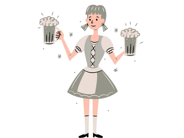 Dokusu olan retrokarikatür. Beyazda İzole Edilmiş. 