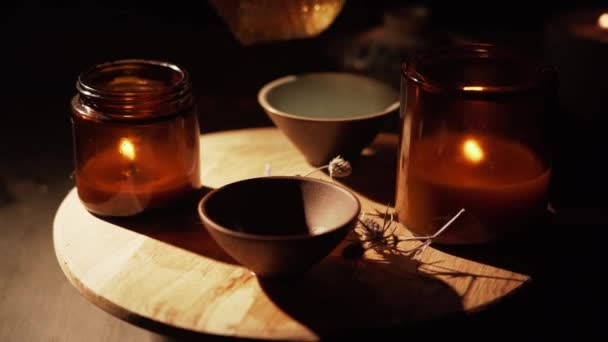 Membuat Teh Puerh Upacara Minum Teh Tradisional Cina Teh Dituangkan — Stok Video