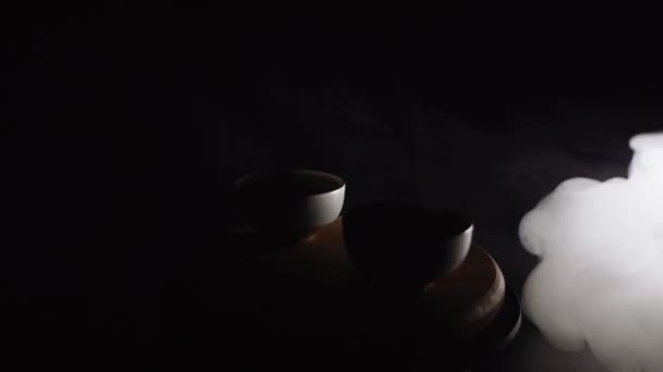 Brewing Puerh Tea Traditional Chinese Tea Ceremony Tea Pouring Teapot — Wideo stockowe