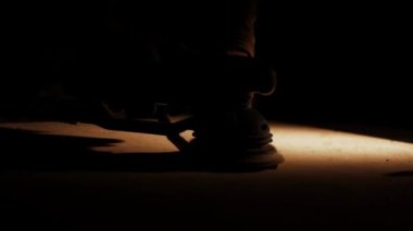 carpenter sanding wood board on a grinding machine 4k