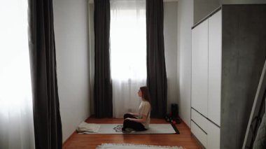 Meditation practice in a calm room with natural light
