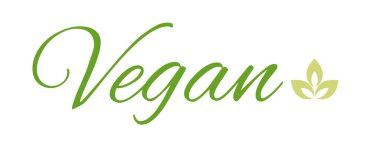 Organic eco natural bio vegan sticker label logo icon. Logo with a pattern of green leaves. Ecological products. Stickers of eco-friendly products. Vector illustration of vegan organic food icons