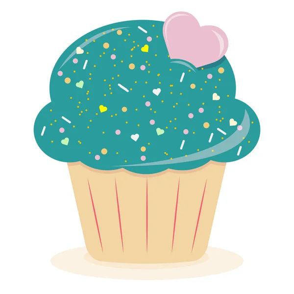 美味的蛋糕 水果和浆果 向量图解甜点 纸牌蛋糕和邀请函 — 图库矢量图片